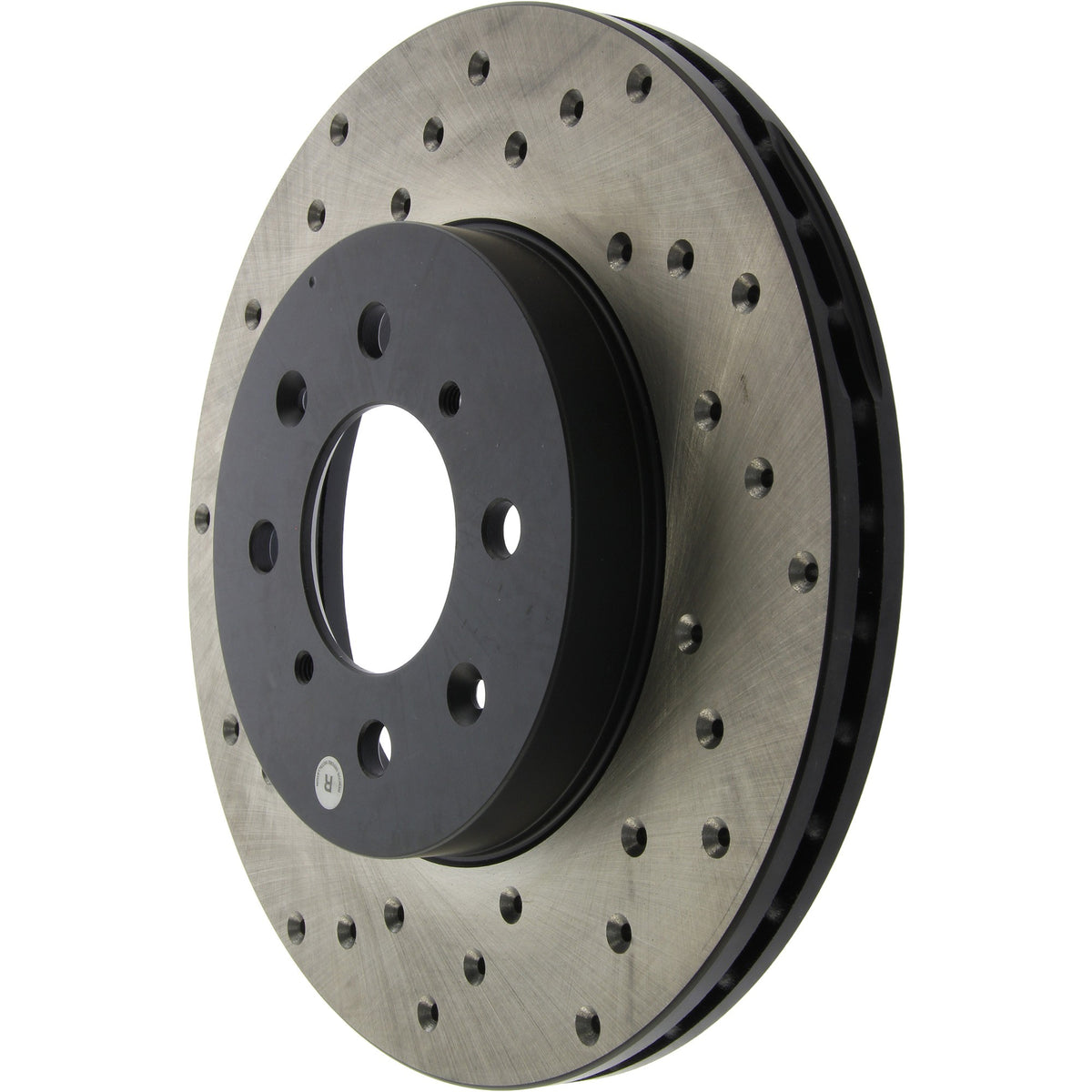 StopTech Sport Cryo Cross Drilled Brake Rotor; Front Left