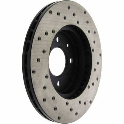 StopTech Sport Cryo Cross Drilled Brake Rotor; Front Left