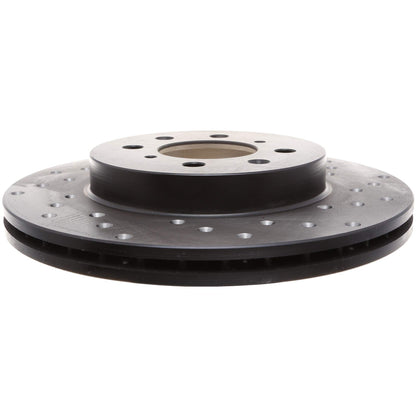 StopTech Sport Cryo Cross Drilled Brake Rotor; Front Right
