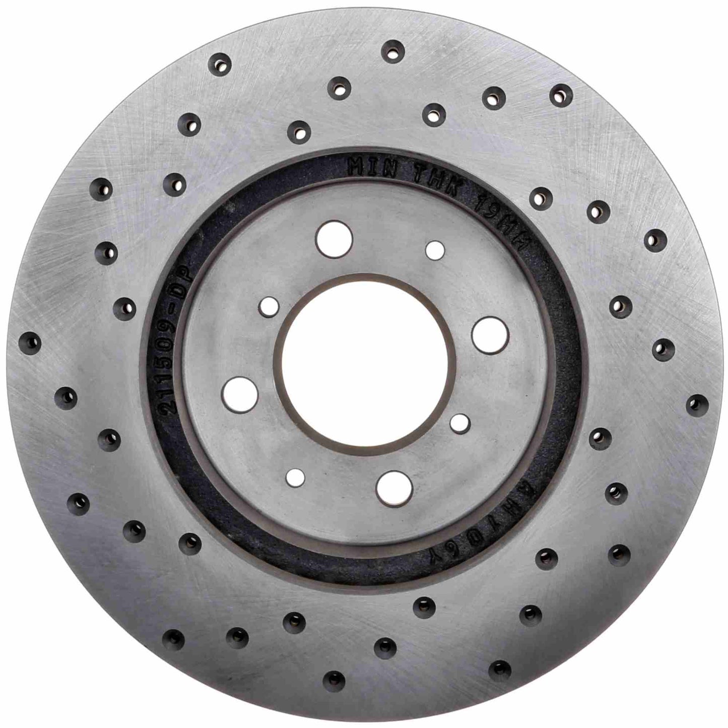 StopTech Sport Cryo Cross Drilled Brake Rotor; Front Right