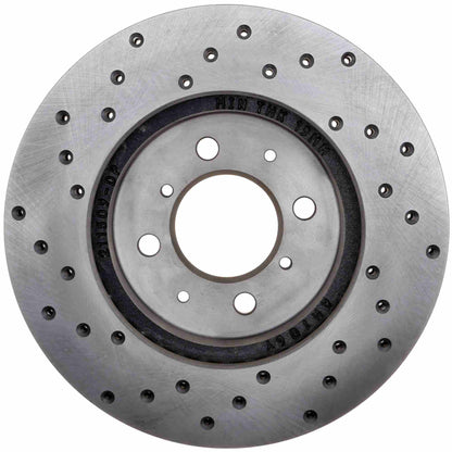StopTech Sport Cryo Cross Drilled Brake Rotor; Front Right