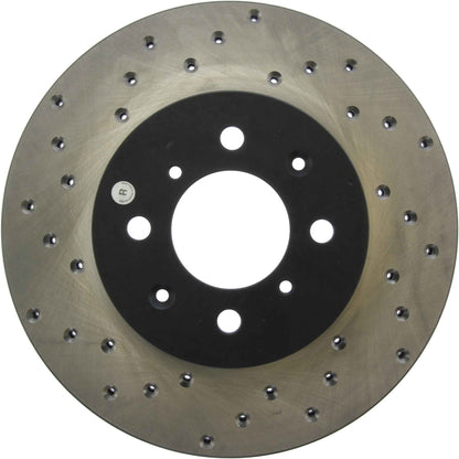 StopTech Sport Cryo Cross Drilled Brake Rotor; Rear Left