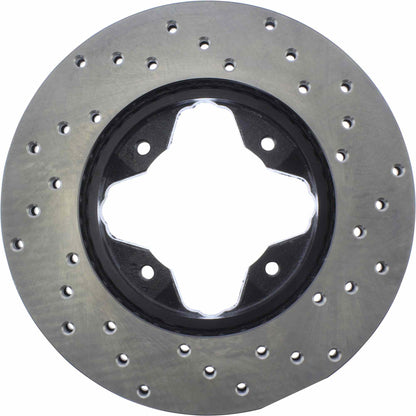 StopTech Sport Cryo Cross Drilled Brake Rotor; Front Left