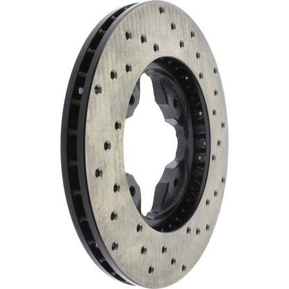 StopTech Sport Cryo Cross Drilled Brake Rotor; Front Left