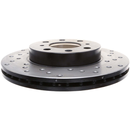 StopTech Sport Cross Drilled Brake Rotor Front Left 128.40023L