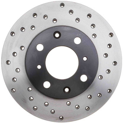StopTech Sport Cryo Cross Drilled Brake Rotor; Front Right