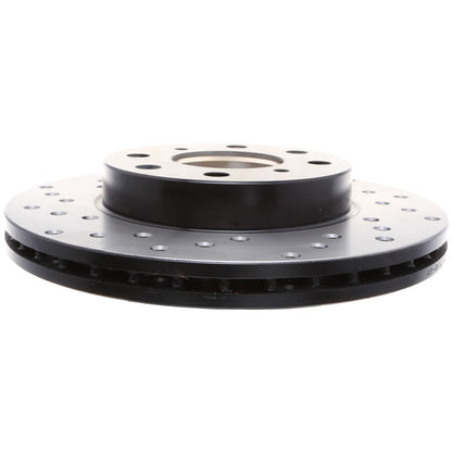 StopTech Sport Cryo Cross Drilled Brake Rotor; Front Left