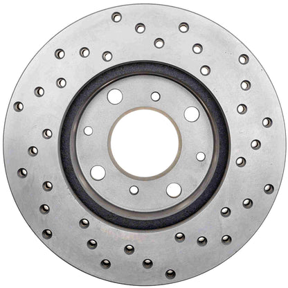 StopTech Sport Cryo Cross Drilled Brake Rotor; Front Left