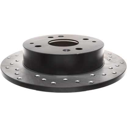 StopTech Sport Cryo Cross Drilled Brake Rotor; Rear Right