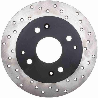 StopTech Sport Cryo Cross Drilled Brake Rotor; Rear Right
