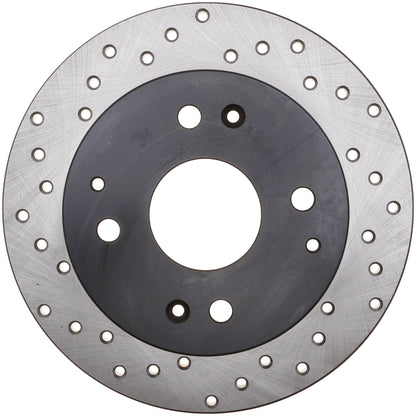 StopTech Sport Cryo Cross Drilled Brake Rotor; Front Left