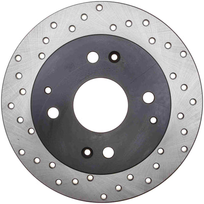 StopTech Sport Cryo Cross Drilled Brake Rotor; Front Left