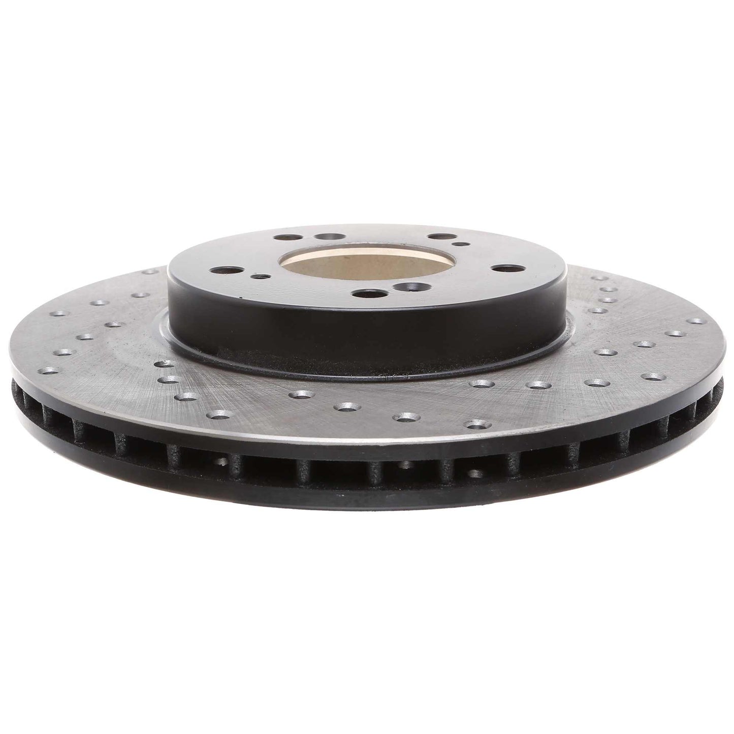 StopTech Sport Cryo Cross Drilled Brake Rotor; Front Right