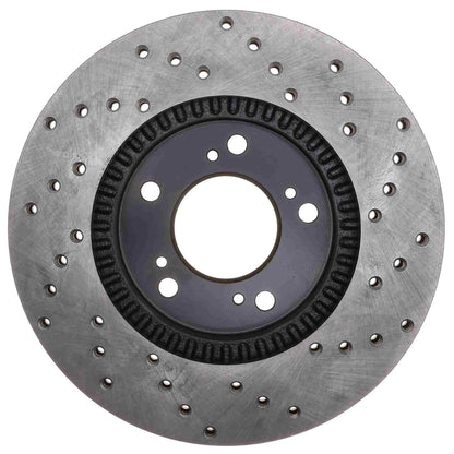 StopTech Sport Cryo Cross Drilled Brake Rotor; Front Left