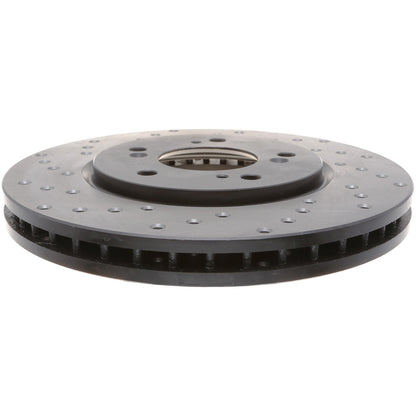 StopTech Sport Cryo Cross Drilled Brake Rotor; Rear Left