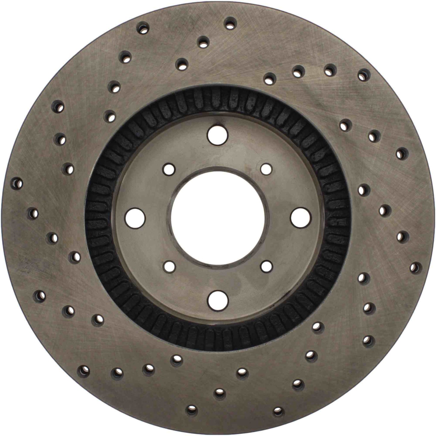 StopTech Sport Cryo Cross Drilled Brake Rotor; Rear Right