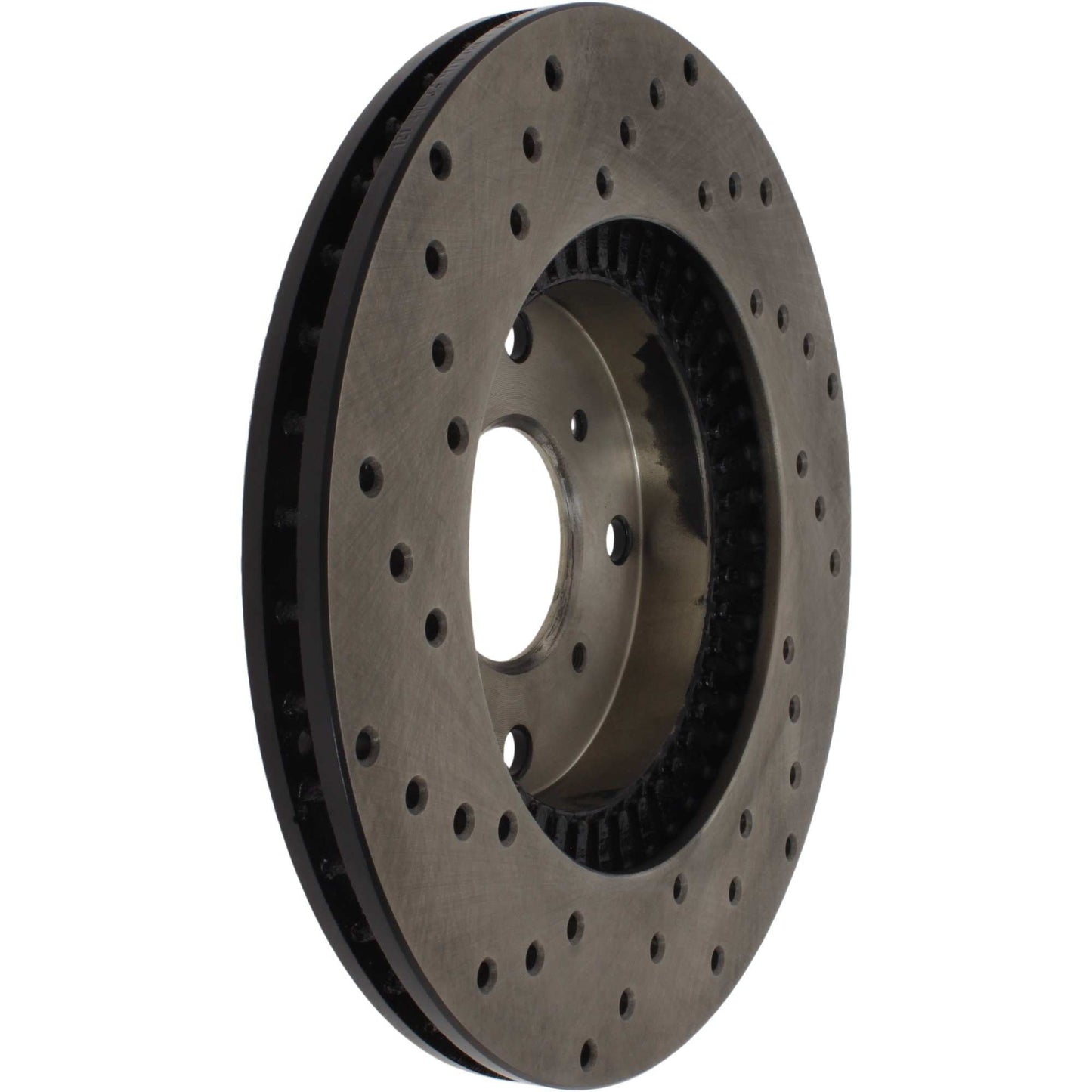 StopTech Sport Cryo Cross Drilled Brake Rotor; Rear Right