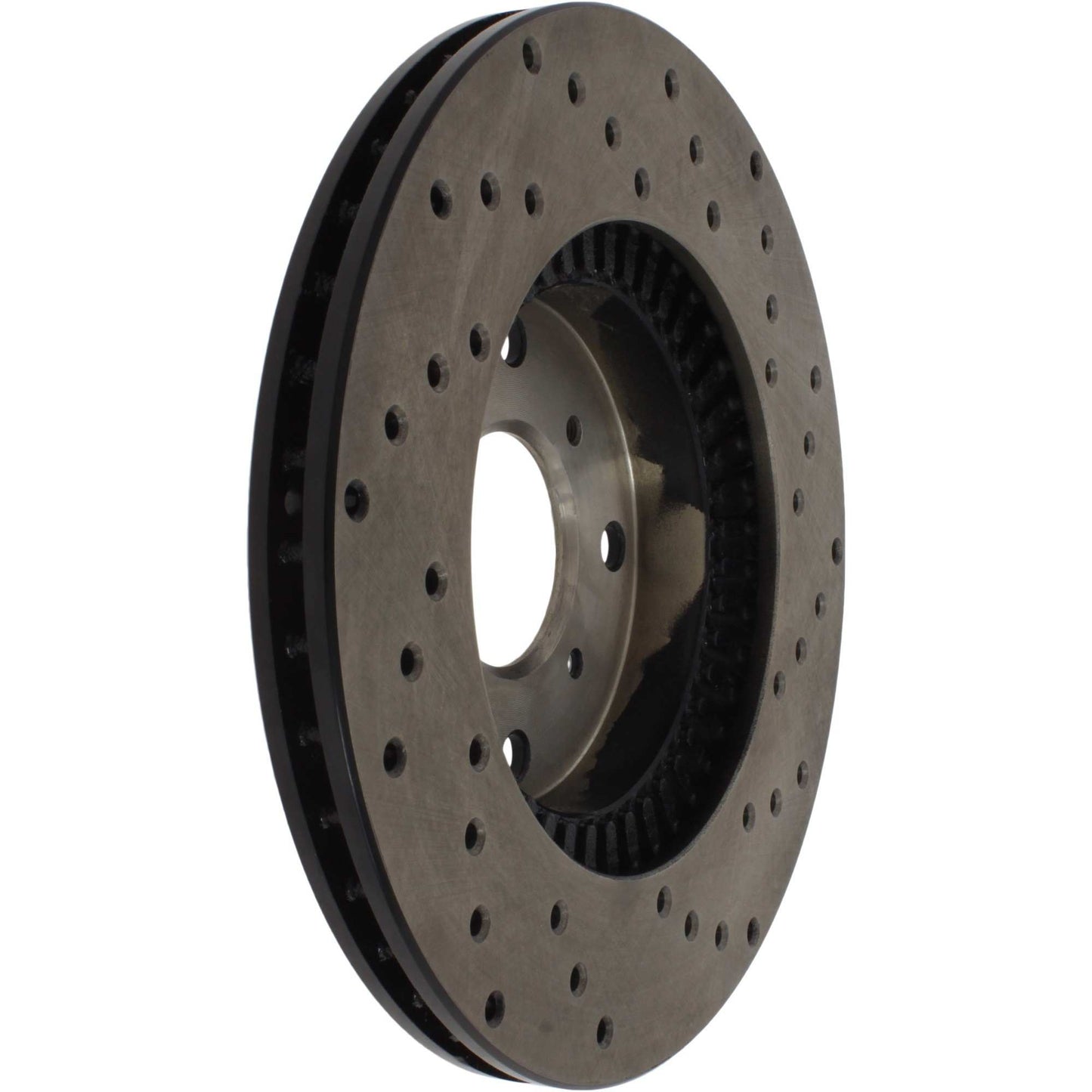 StopTech Sport Cryo Cross Drilled Brake Rotor; Rear Left
