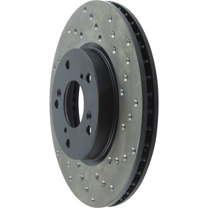 StopTech 06-18 Honda Civic Cryo Drilled Sport Left Front Rotor 128.40036CL