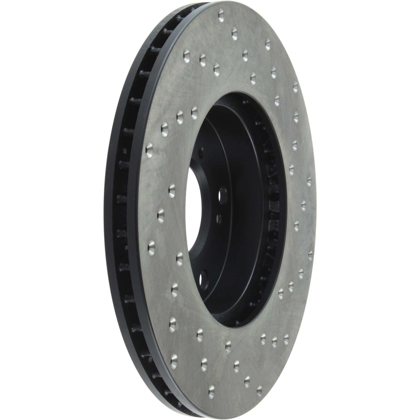 StopTech 06-18 Honda Civic Cryo Drilled Sport Right Front Rotor 128.40036CR