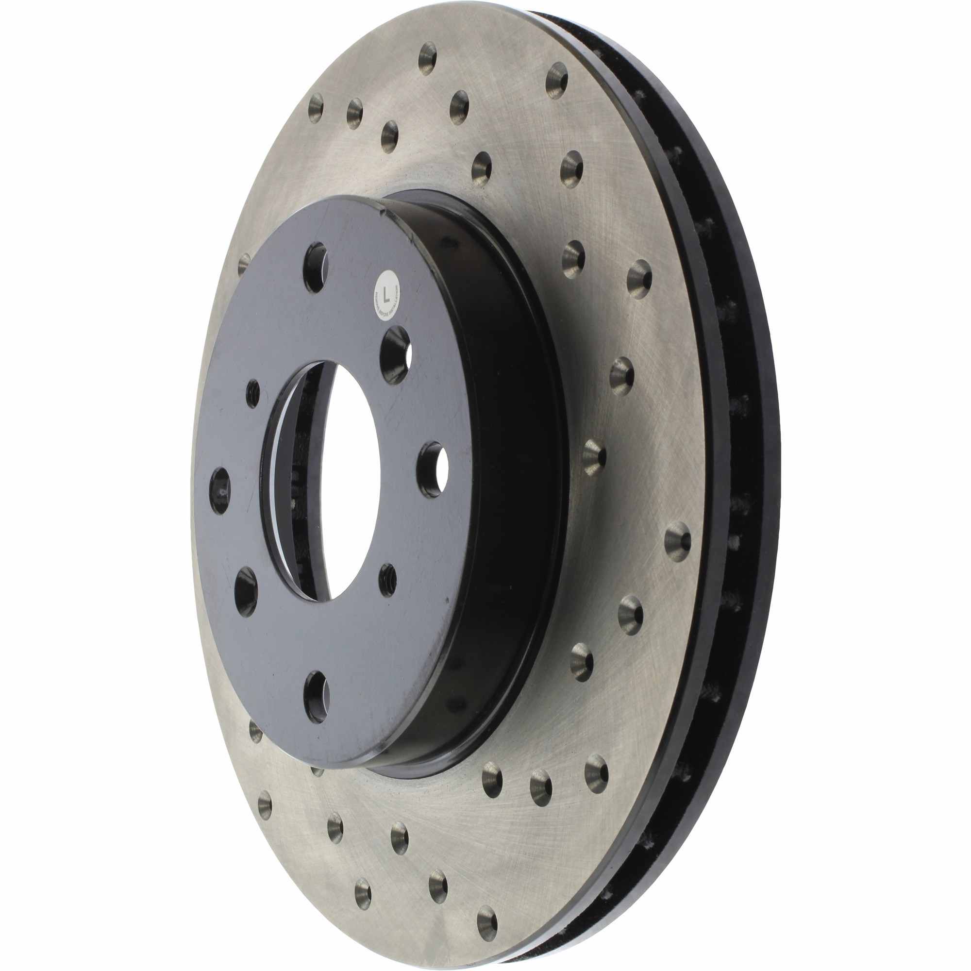 StopTech Sport Cryo Cross Drilled Brake Rotor; Front Right