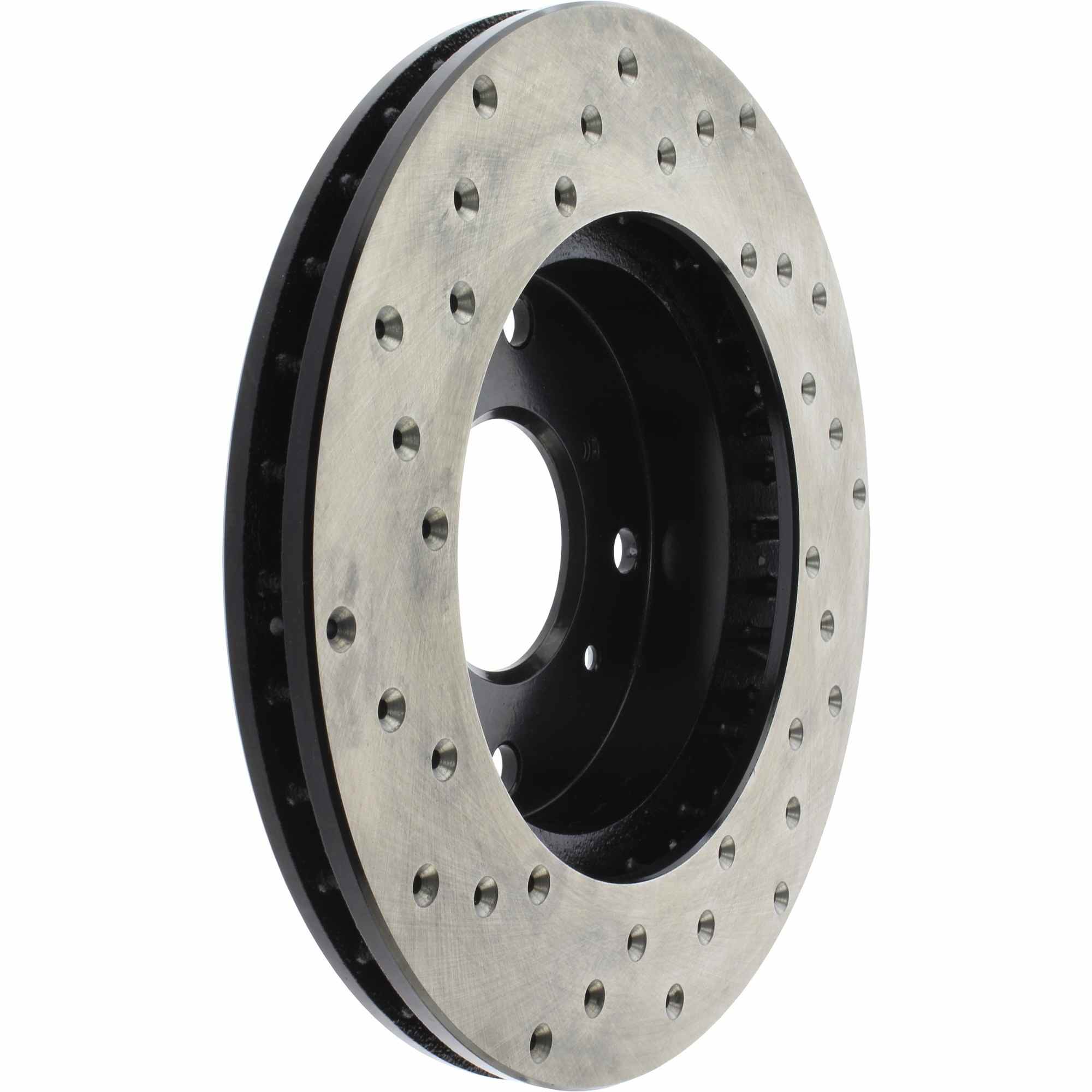 StopTech Sport Cryo Cross Drilled Brake Rotor; Front Right