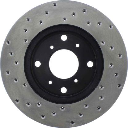 StopTech Sport Cryo Cross Drilled Brake Rotor; Rear Right