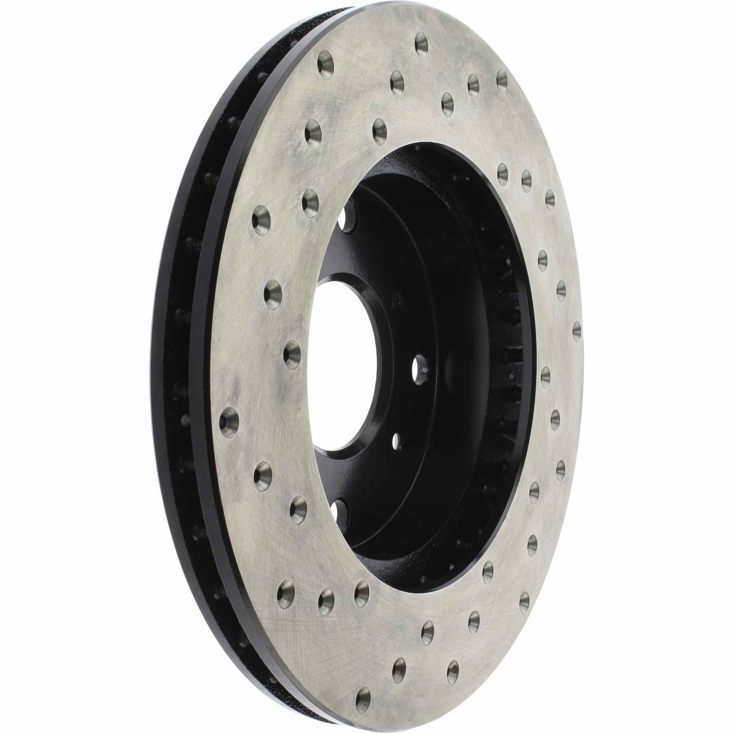 StopTech Sport Cryo Cross Drilled Brake Rotor; Rear Right