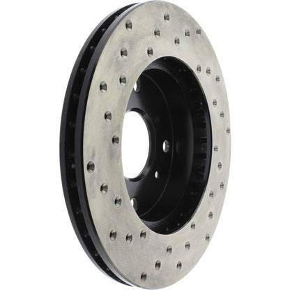 StopTech Sport Cryo Cross Drilled Brake Rotor; Rear Right