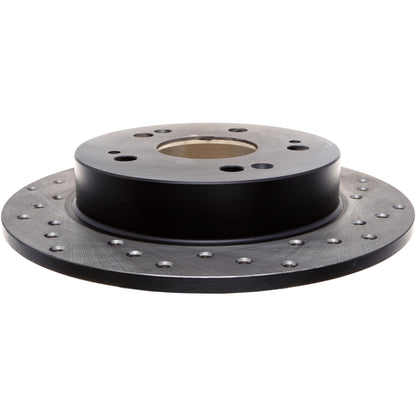 StopTech Sport Cryo Cross Drilled Brake Rotor; Front Right