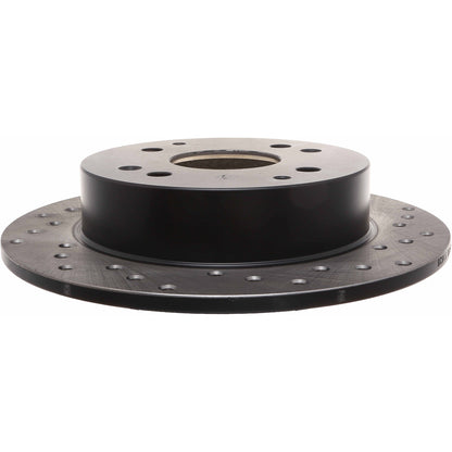StopTech Sport Cryo Cross Drilled Brake Rotor; Front Right