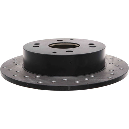 StopTech Sport Cryo Cross Drilled Brake Rotor; Front Left
