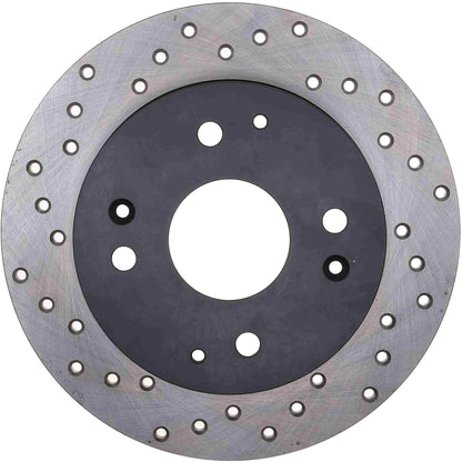 StopTech Sport Cryo Cross Drilled Brake Rotor; Front Left