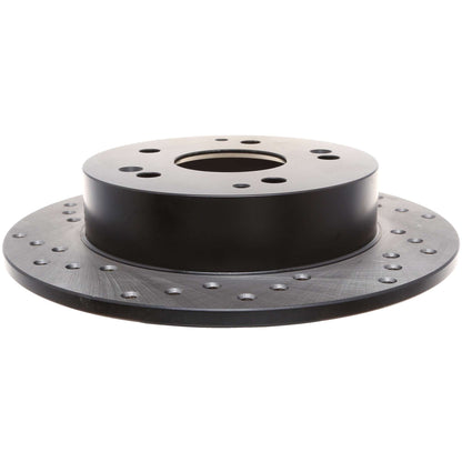 StopTech Sport Cryo Cross Drilled Brake Rotor; Front Left