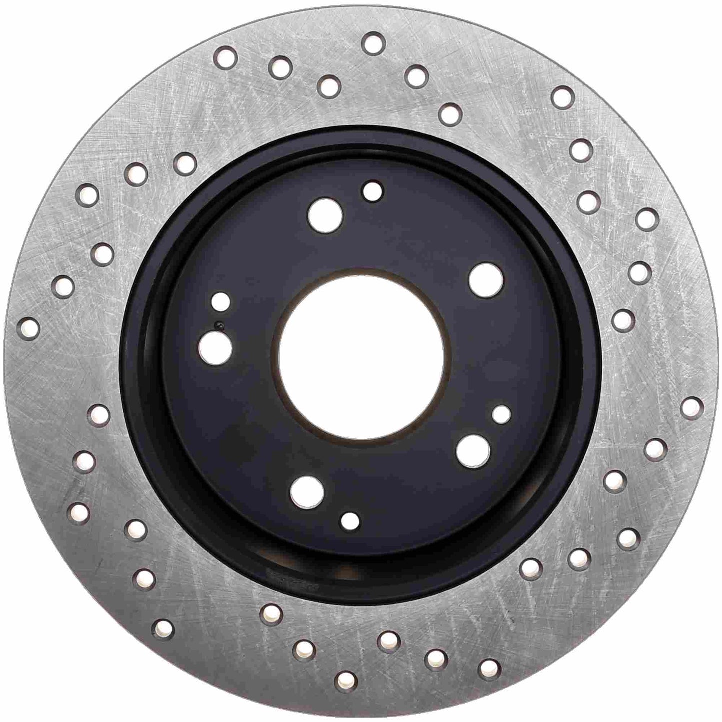 StopTech Sport Cryo Cross Drilled Brake Rotor; Front Left
