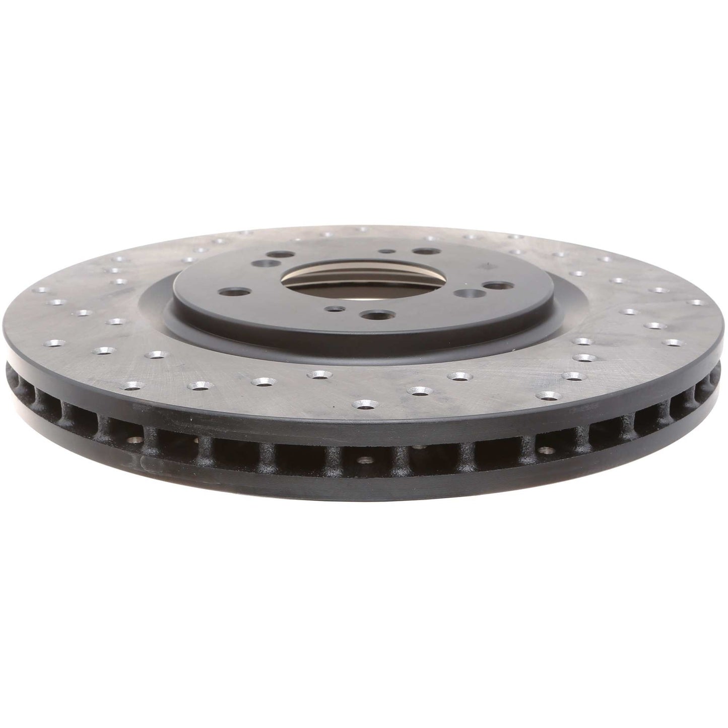 StopTech Sport Cryo Cross Drilled Brake Rotor; Front Left
