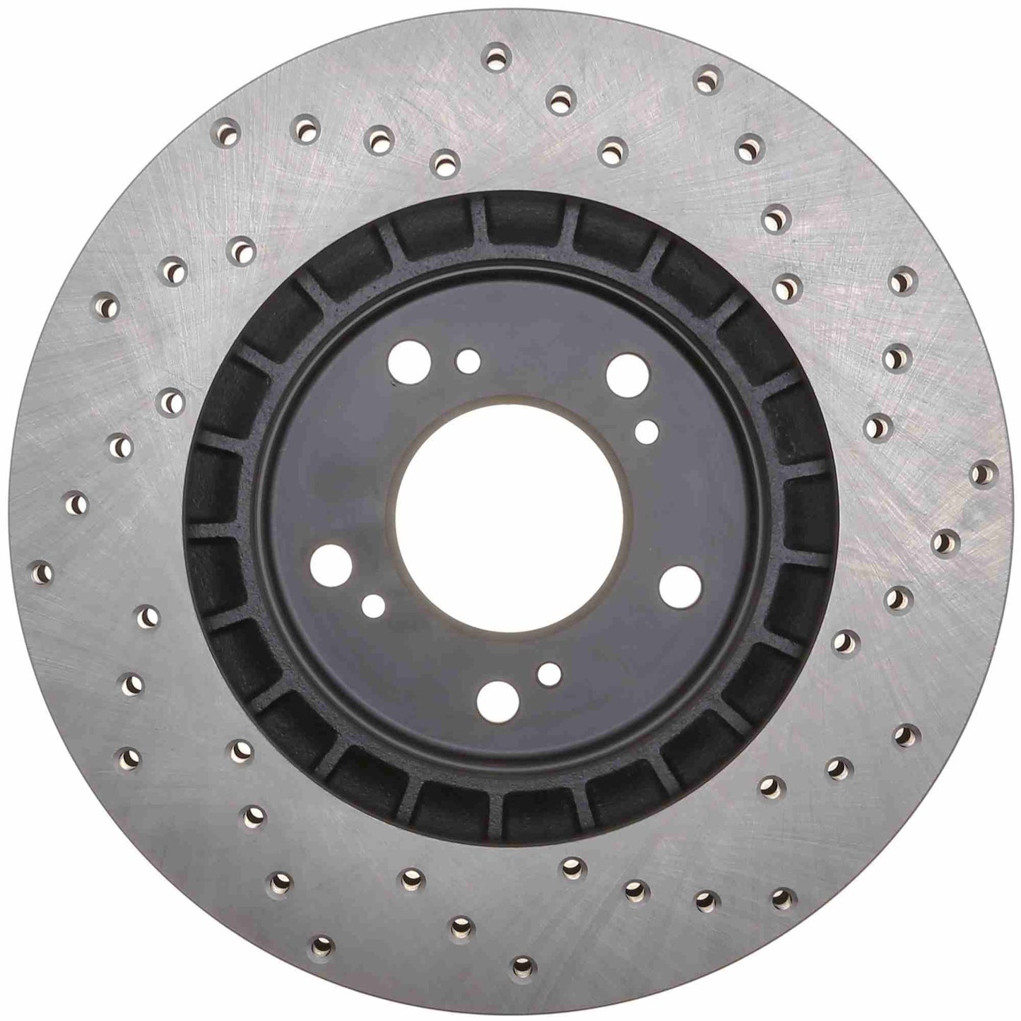 StopTech Sport Cryo Cross Drilled Brake Rotor; Front Left