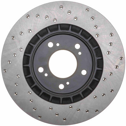StopTech Sport Cryo Cross Drilled Brake Rotor; Front Left