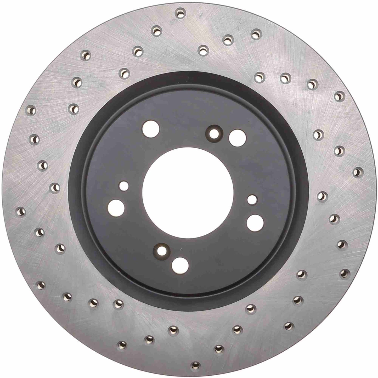 StopTech Sport Cryo Cross Drilled Brake Rotor; Front Left