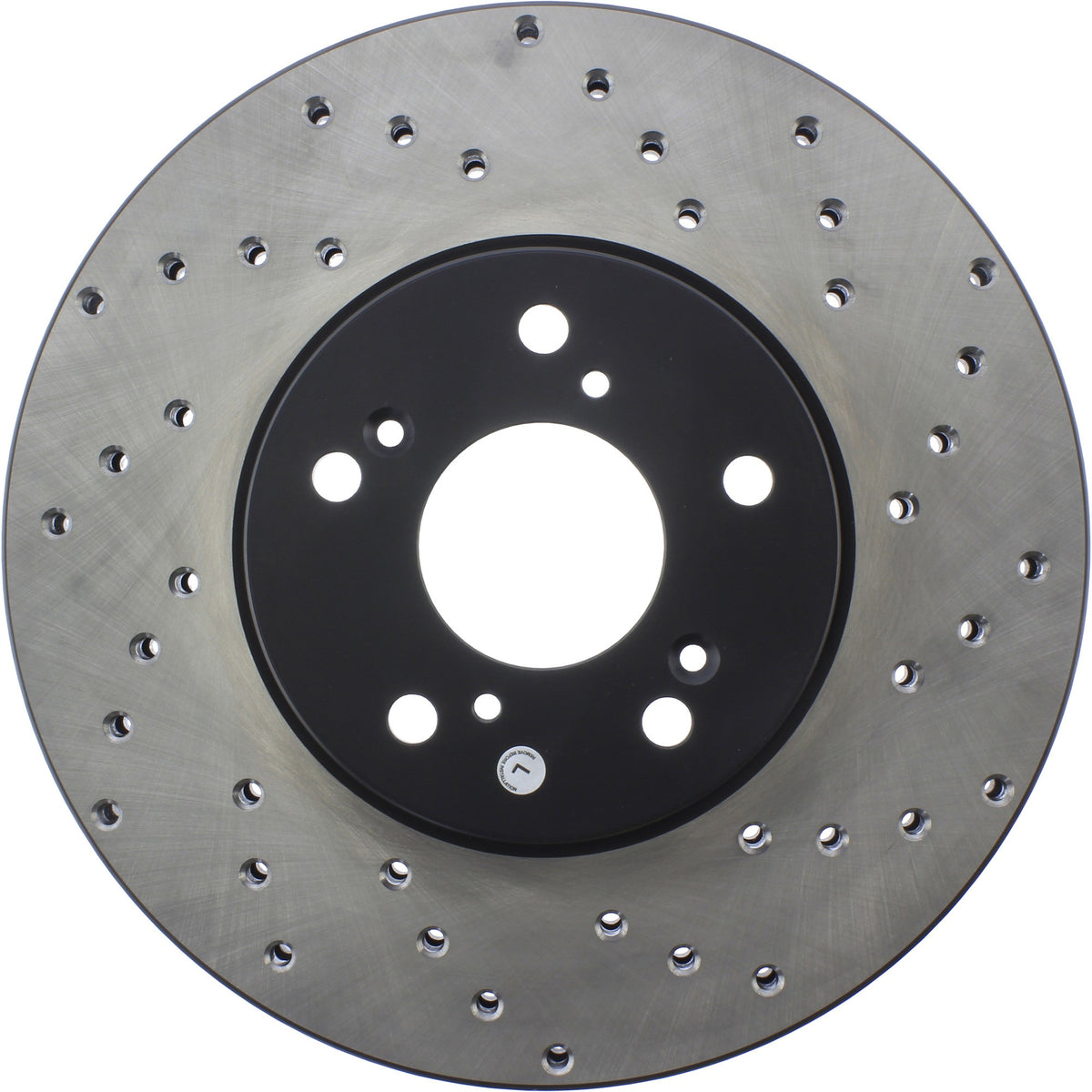 StopTech Sport Cryo Cross Drilled Brake Rotor; Front Right