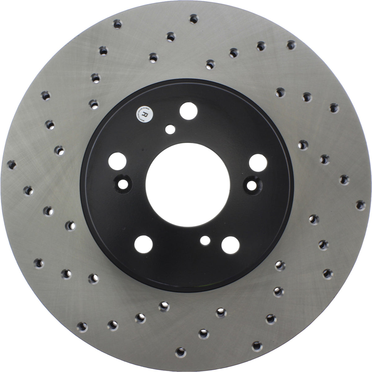 StopTech Sport Cryo Cross Drilled Brake Rotor; Front Left