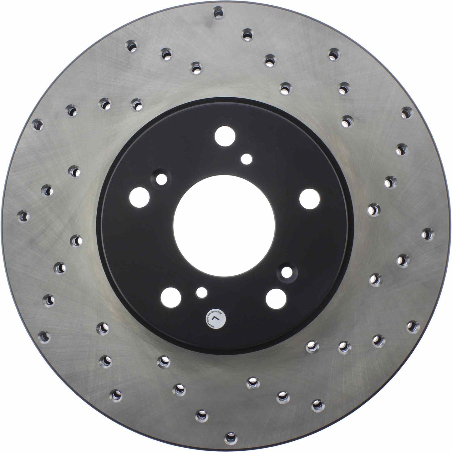 StopTech Sport Cryo Cross Drilled Brake Rotor; Front Right