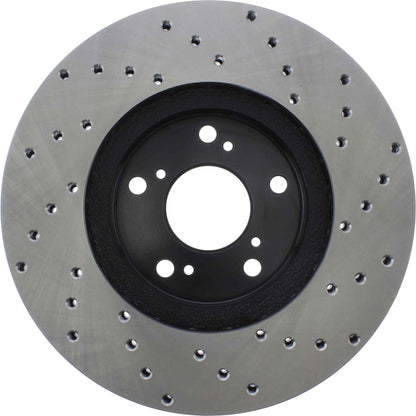 StopTech Sport Cryo Cross Drilled Brake Rotor; Rear Left