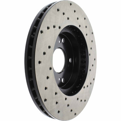 StopTech Sport Cryo Cross Drilled Brake Rotor; Rear Left