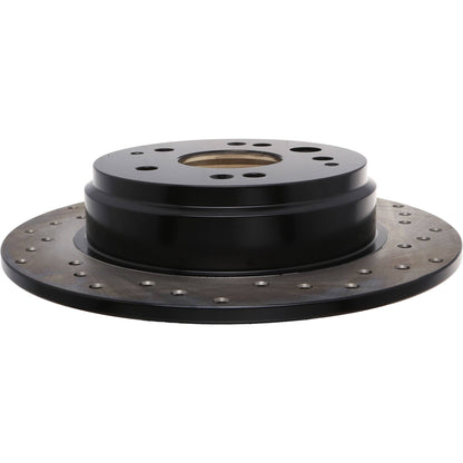 StopTech Sport Cryo Cross Drilled Brake Rotor; Front Right