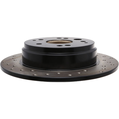 StopTech Sport Cryo Cross Drilled Brake Rotor; Front Left