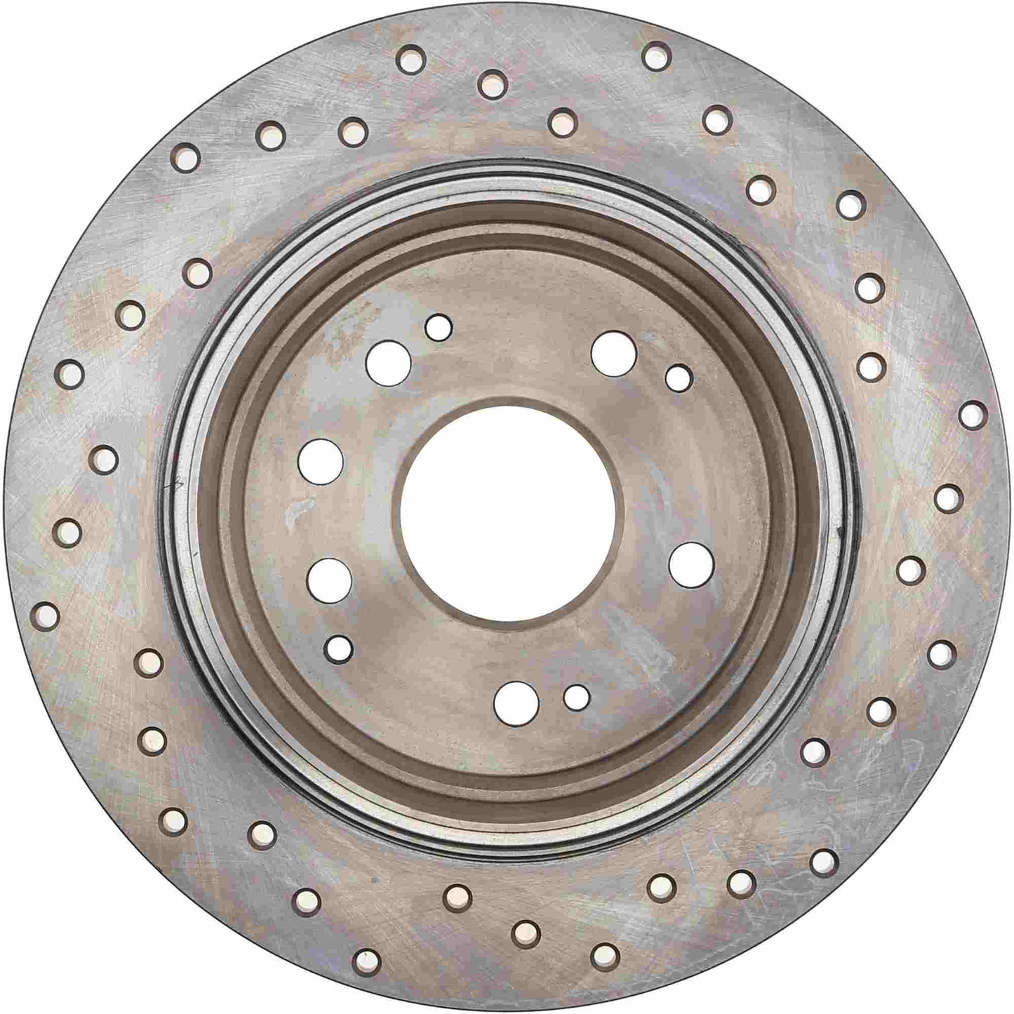 StopTech Sport Cryo Cross Drilled Brake Rotor; Front Left