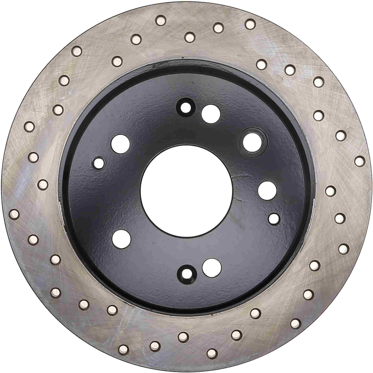 StopTech Sport Cryo Cross Drilled Brake Rotor; Front Left