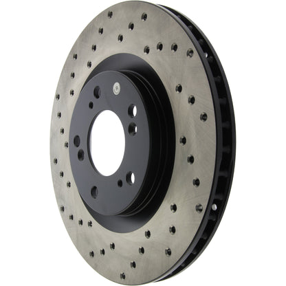 StopTech  Sport Cryo Cross Drilled Brake Rotor; Front Left