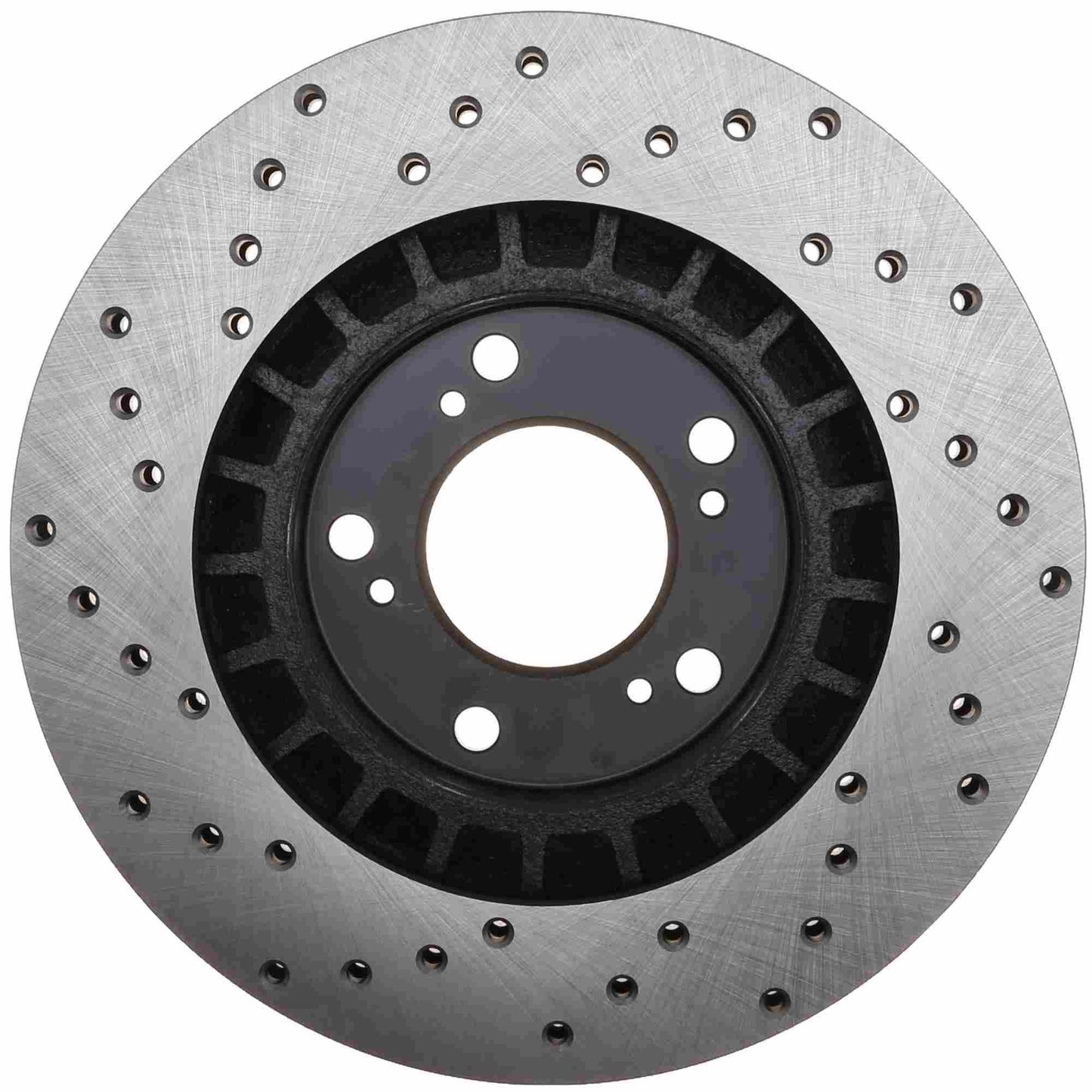 StopTech Sport Cryo Cross Drilled Brake Rotor; Front Right